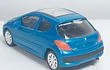 Peugeot 207 azul , Escala 1/64, Marca Norev 