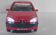 PEUGEOT 206 rojo, Escala 1:36, Marca china