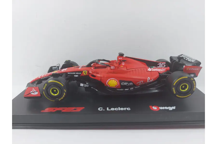 F1 Ferrari SF 23 Leclerc, Burago, Escala 1-43