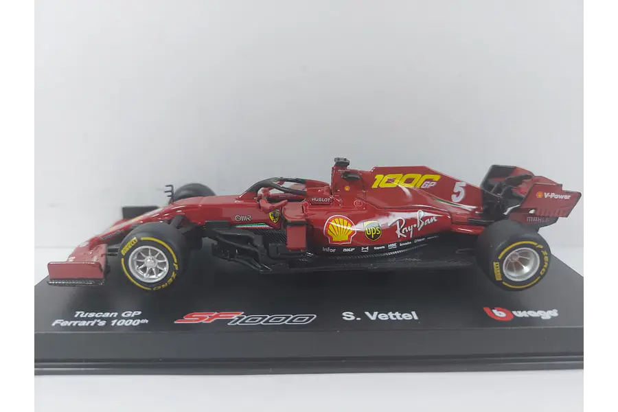 F1 Ferrari Tuscan Gp SF1000  1-43 Burago sebastian Vettel
