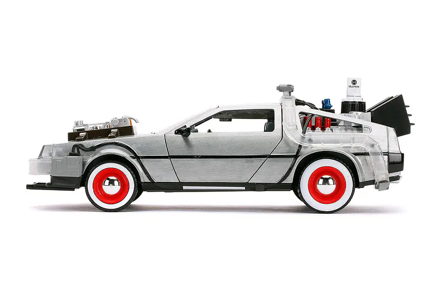 Delorean Maquina Del Tiempo III ,escala 1/24-JADA