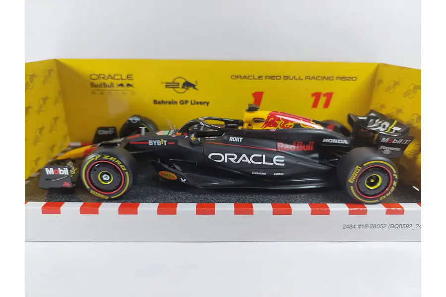 RED BULL RB20 Max Verstappen, Burago, 1-24 Caja carton