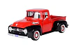 FORD F 100 1956, Escala 1/24 ROJA CON NEGRO EN CAJA