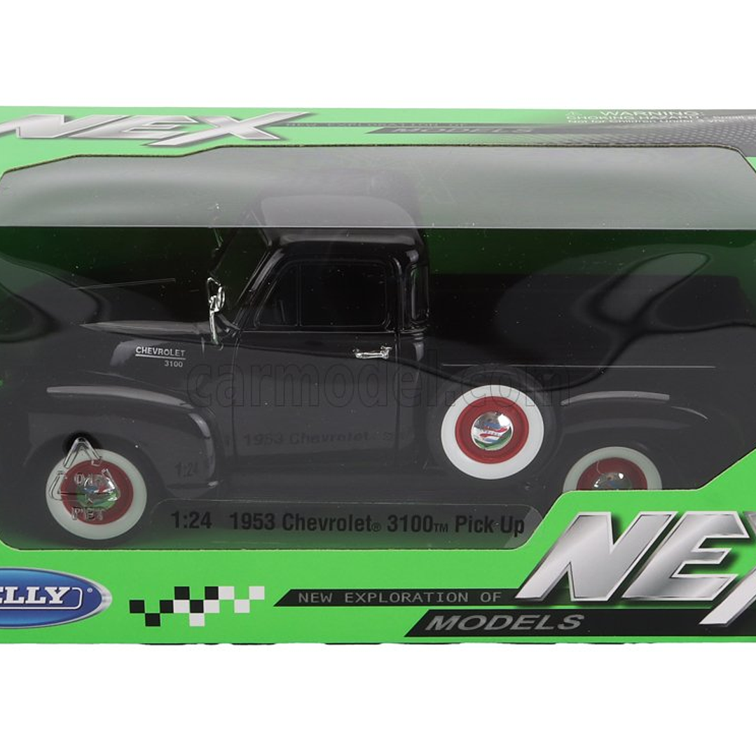 CHEVROLET 3100 COLOR NEGRO, Welly, Escala 1-24 2