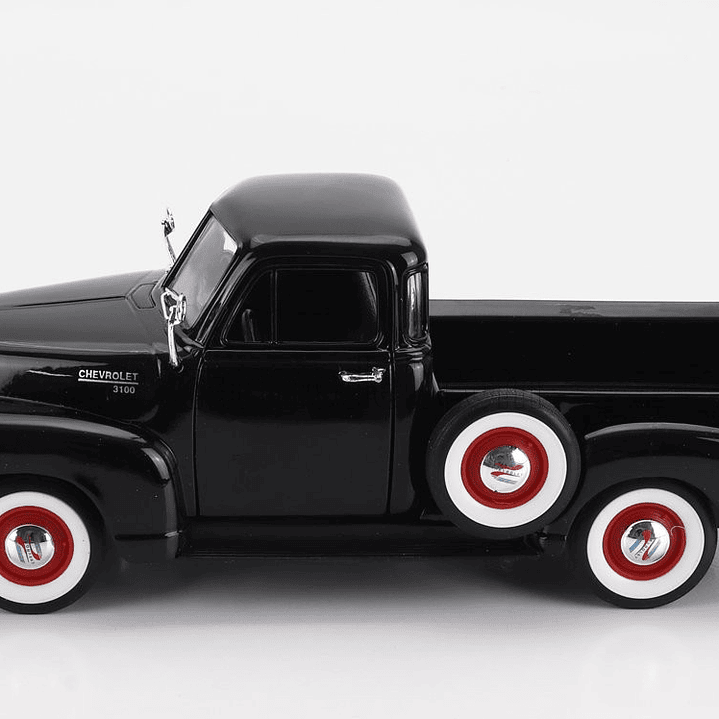 CHEVROLET 3100 COLOR NEGRO, Welly, Escala 1-24 5