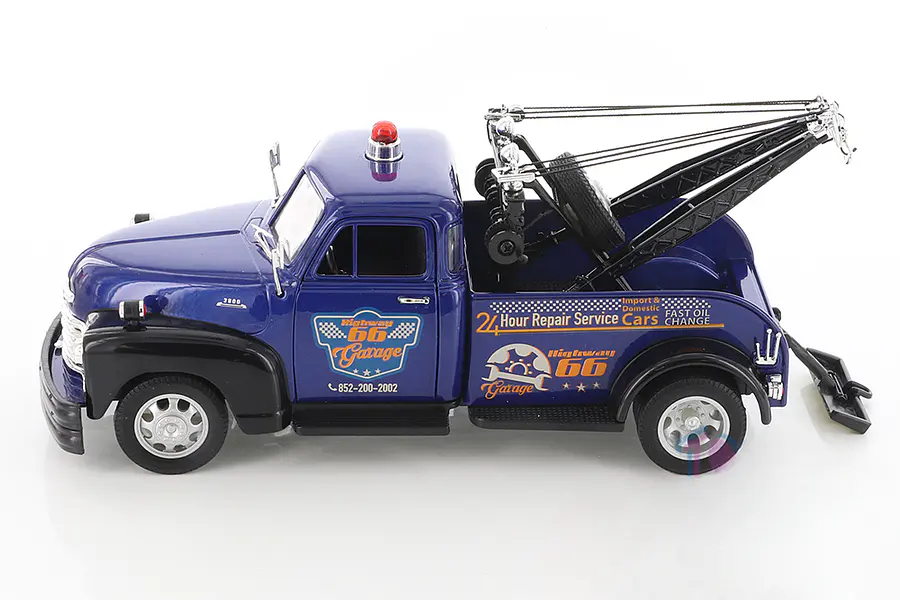 Chevrolet 3100 1953  AZUL Grua 1:24 welly