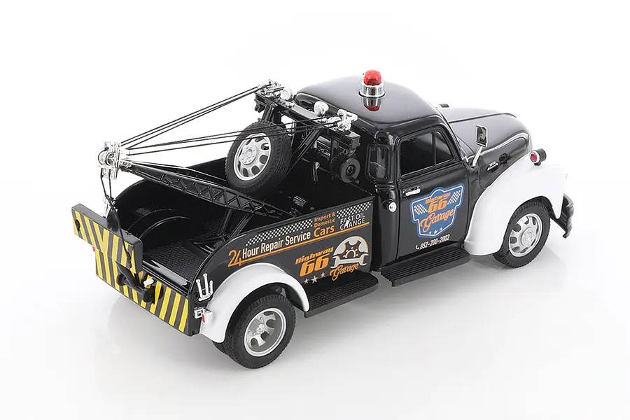 Chevrolet 3100 1953 negro Grua 1:24 welly