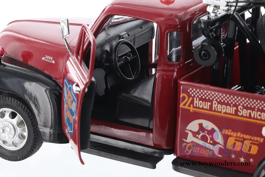 Chevrolet 3100 1953 rojo Grua 1:24 welly-