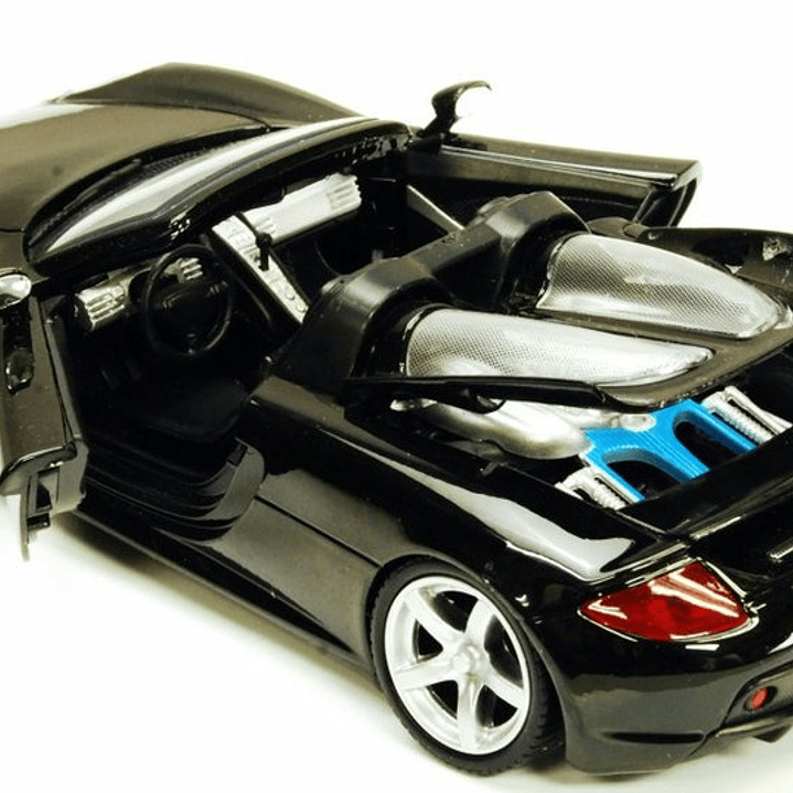 PORSCHE CARRERA GT NEGRO, Escala 1:24, Marca motor max- 4