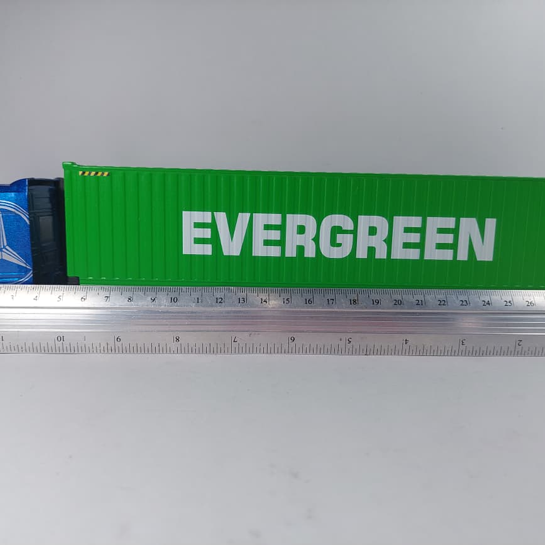 MERCEDES BENZ ACTROS EVERGREEN 1/50 MARCA 430 LUCES LED 6