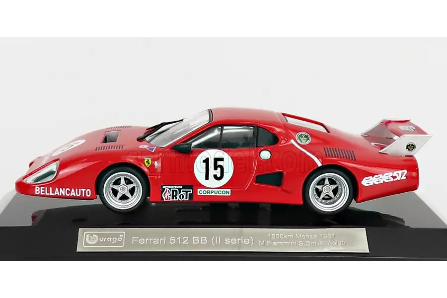 FERRARI 512 BB II SERIES Escala 1/43 BURAGO