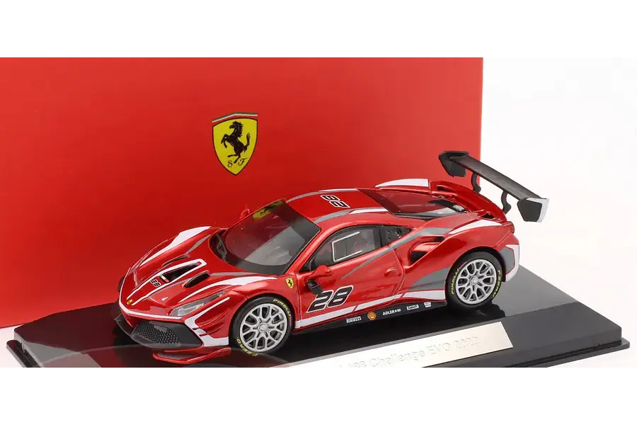 FERRARI 488 CHALLANGE EVO 2020 Escala 1/43 BURAGO