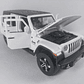 JEEP wrangler , marca China , blanco 1-32 LUCES LED - Miniatura 2