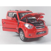 Kia soul, Rojo Escala 1/36 , marca china luces LED