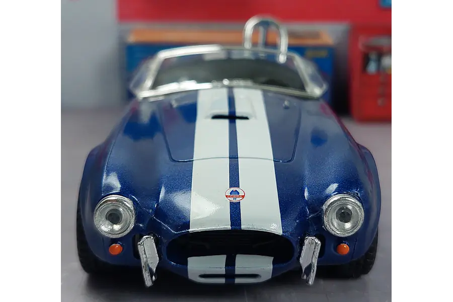 SHELBY COBRA 427S/C azul 1/36 MARCA kinsmart