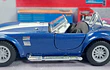 SHELBY COBRA 427S/C azul 1/36 MARCA kinsmart