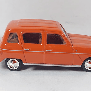 Renault 4 naranja Escala 1-64 marca NOREV