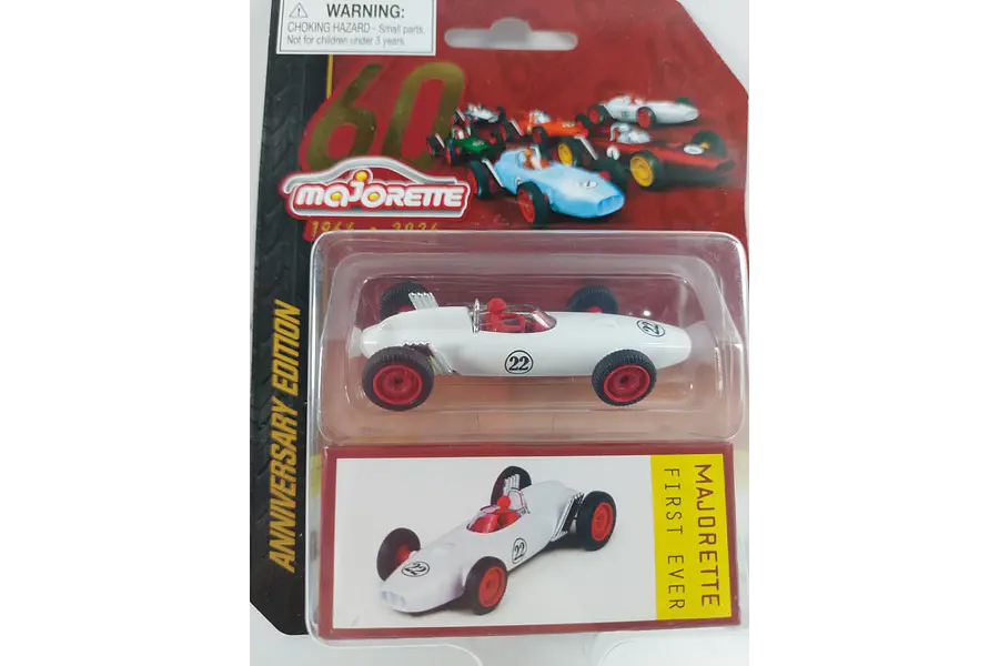 FORMULA 1 blanco 60 ANIVERSARIO Majorette