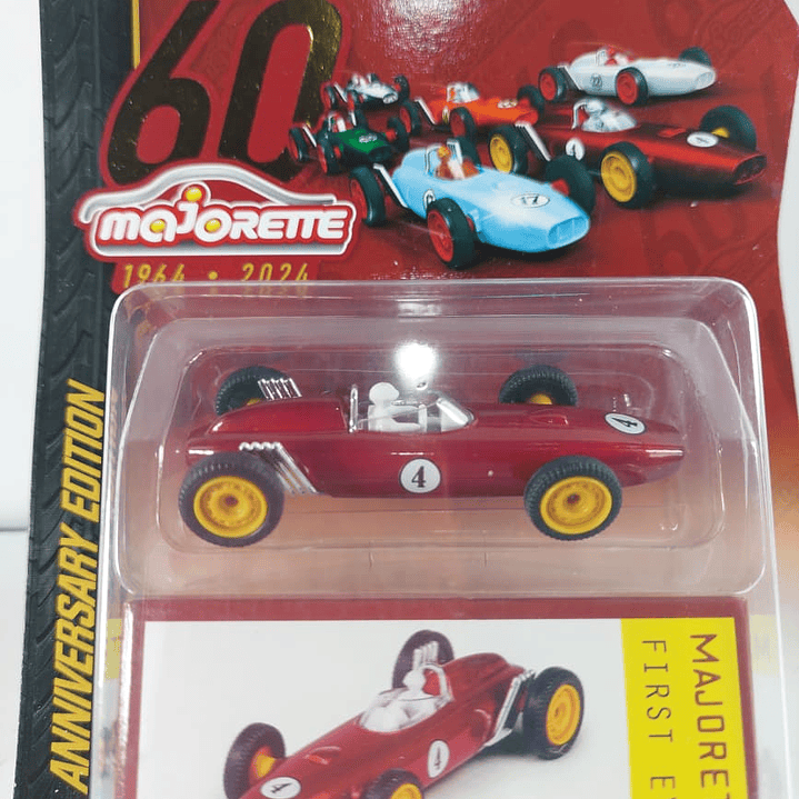 FORMULA 1 rojo 60 ANIVERSARIO Majorette 1