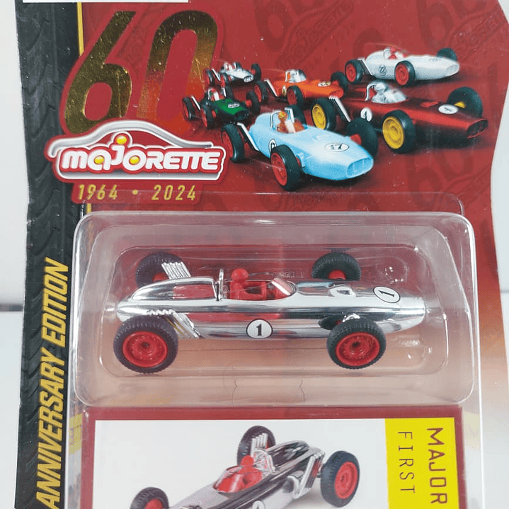 FORMULA 1 PLATA 60 ANIVERSARIO Majorette  1
