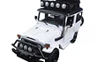 Toyota Land Cruiser Fj40 BLANCO ENGALLADO Escala 1/24 