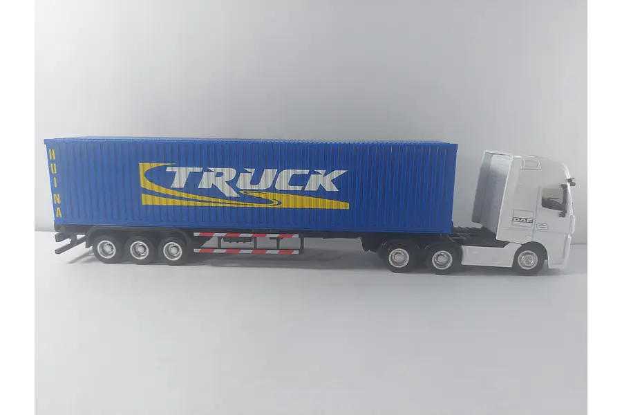 DAF MULA CONTENEDOR MARCA HUINA ESCALA 1/50 