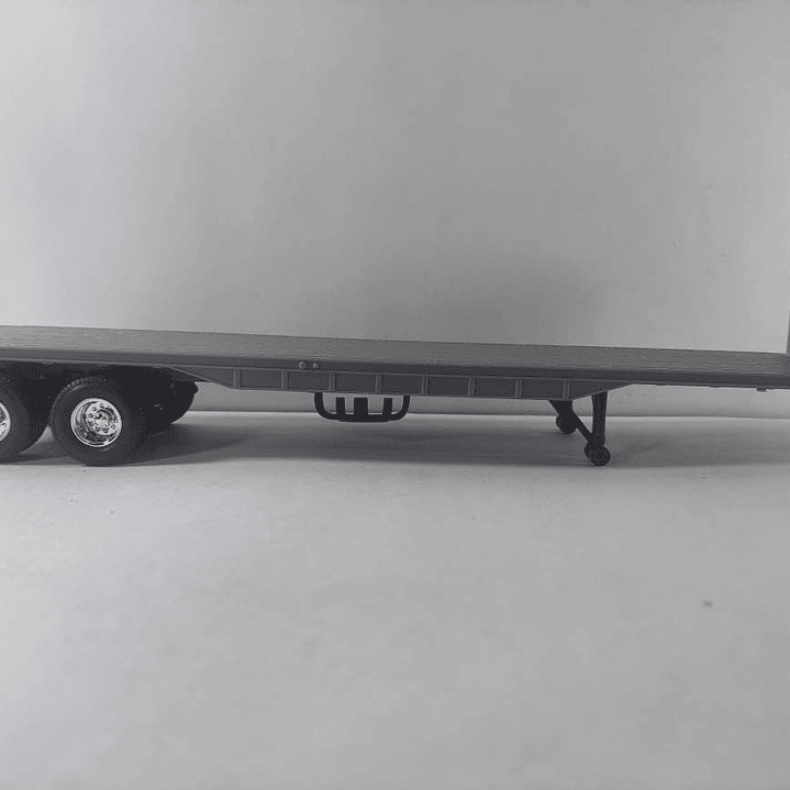 Mula Freightliner Cascadia cama baja y tractor 1/43 azul, new ray 3