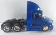 Mula Freightliner Cascadia cama baja y tractor 1/43 azul, new ray