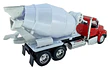 Mezcladora (mixer) Freightliner 114SD color rojo , New Ray, Escala 1-32