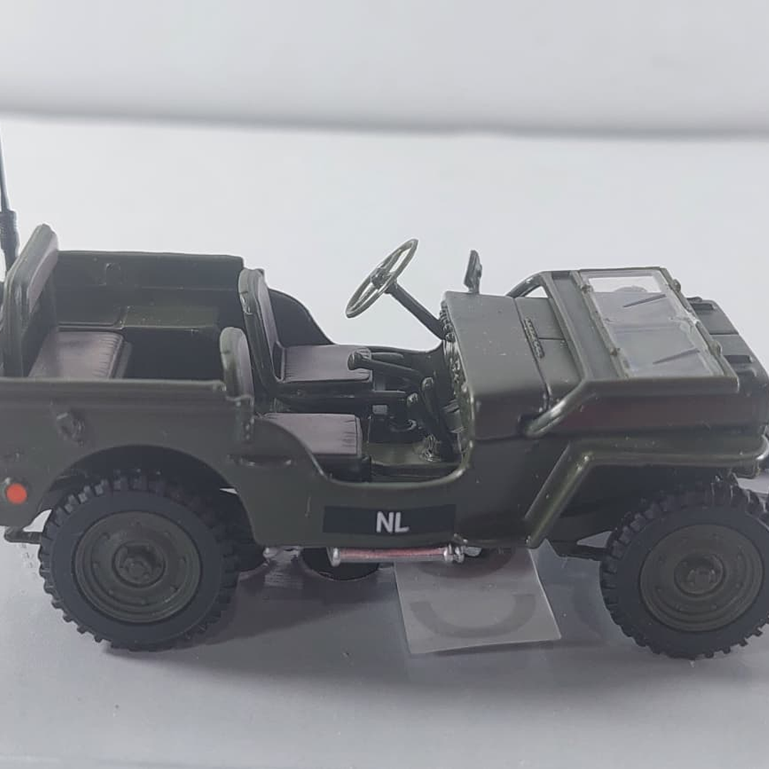Jeep Willys MB 1/4 TONELADA Carro A Escala 1/43 Marca CARARAMA 1