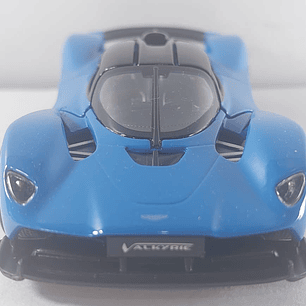 ASTON MARTIN VALKYRIE AZUL Kinsmart, Escala 1-36 