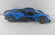 ASTON MARTIN VALKYRIE AZUL Kinsmart, Escala 1-36 