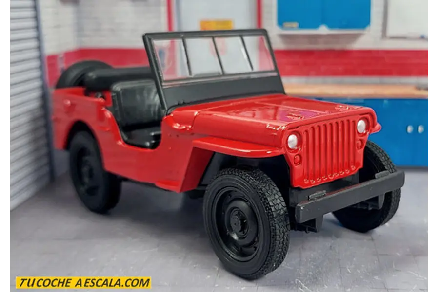 Jeep Willys 1941 ,carro A Escala 1/36, WELLY