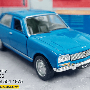 Peugeot 504 1975 A Escala 1/36, welly-