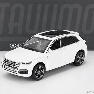 AUDI Q5 BLANCO, marca tayumo ,  1-32 LUCES LED-