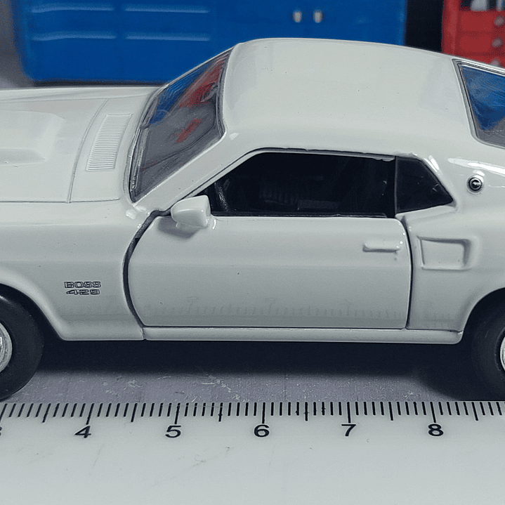 Ford Mustang Boss 1969 escala 1/36 marca welly  7