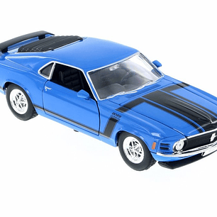 FORD MUSTANG BOSS AZUL 1:24 welly-