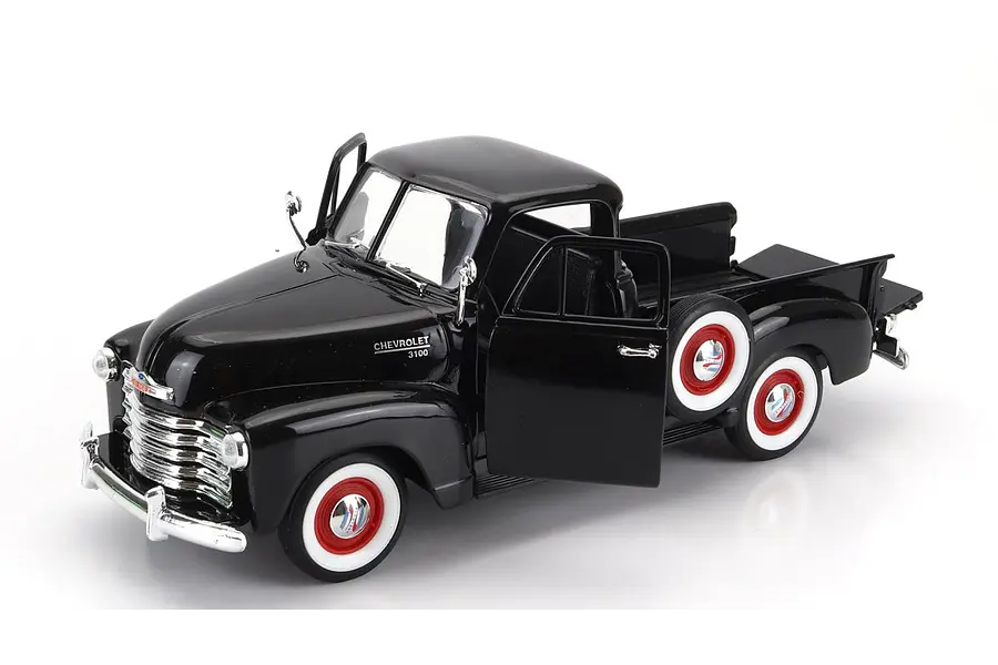 CHEVROLET 3100 COLOR NEGRO, Welly, Escala 1-24- COPIAR