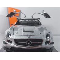 Mercedes Benz SLS AMG GT3, plateado, 1/24