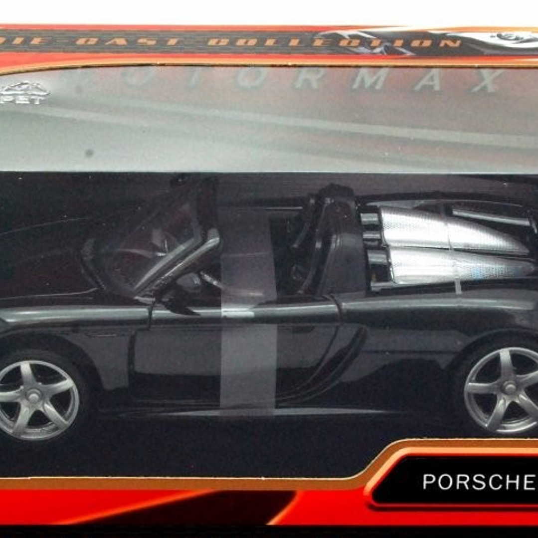 PORSCHE CARRERA GT NEGRO, Escala 1:24, Marca motor max 2