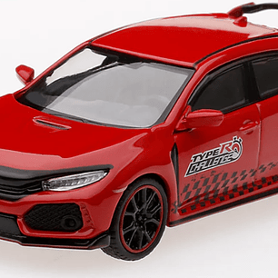 HONDA CIVIC TYPE R TIME ATTACK 2018 MINI GT, Escala 1-64- 