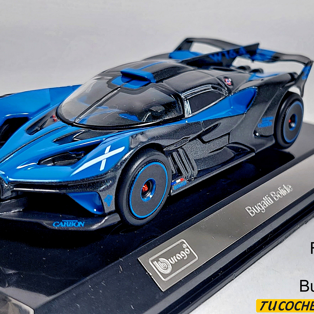 Bugatti Bolide, Burago, Escala 1-43- 1