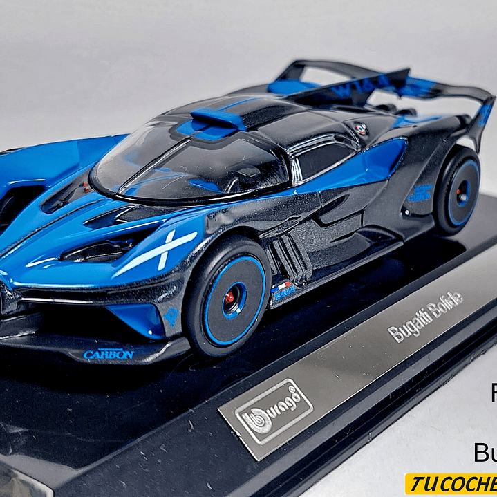 Bugatti Bolide, Burago, Escala 1-43- 1