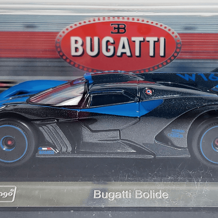 Bugatti Bolide, Burago, Escala 1-43- 2