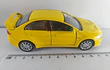 Mitsubishi Lancer Evolution X amarillo 1/36, Kinsmart