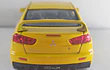 Mitsubishi Lancer Evolution X amarillo 1/36, Kinsmart