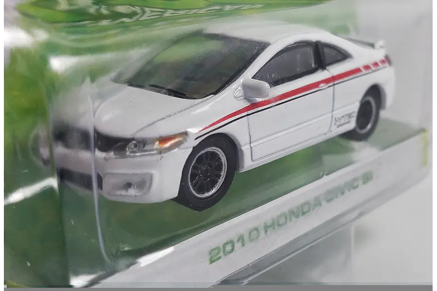 HONDA CIVIC SI 2010, blanco Escala 1/64 , Marca GREENLIGHT