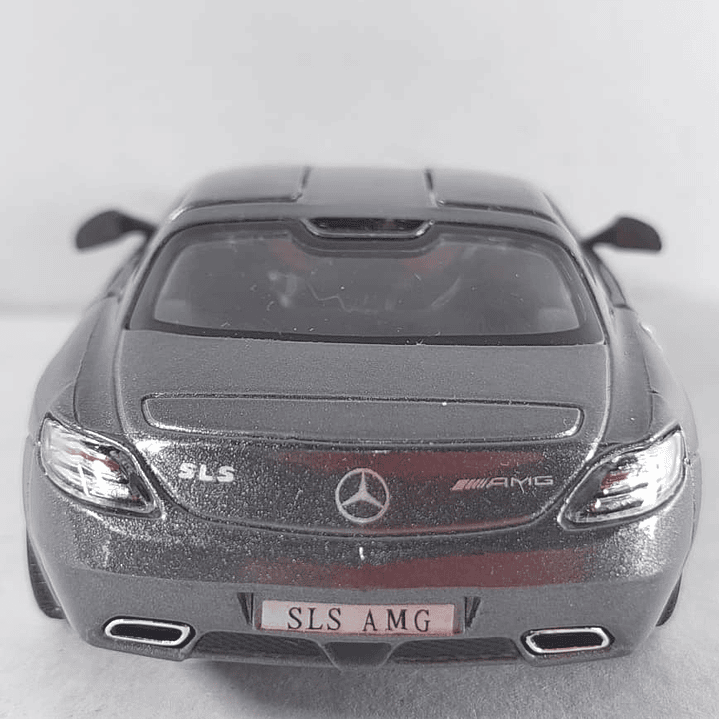 MERCEDES BENZ SLS AMG ESCALA 1/36 GRIS KINSMART 4