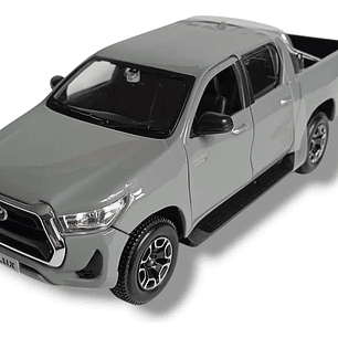 Toyota hilux GRIS ESCALA 1-24 marca maisto