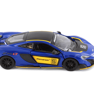 McLaren 675LT AZUL Kinsmart, Escala 1-36
